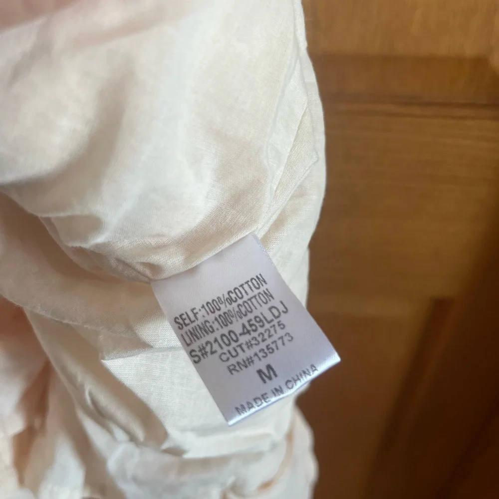 Worth collection Goddess babydoll whimsical maxi dress 
Blush color size medium - Picture 7 of 7